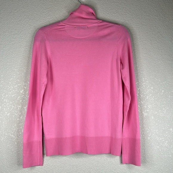 Free Assembly Pink Super Soft Classic Preppy Turtleneck Knit Sweater Size XS - Picture 4 of 6